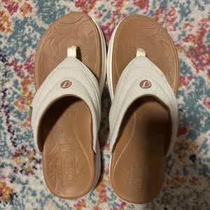 Oncai Orthopedic Recovery Flip Flops Sz 10. Arch Support